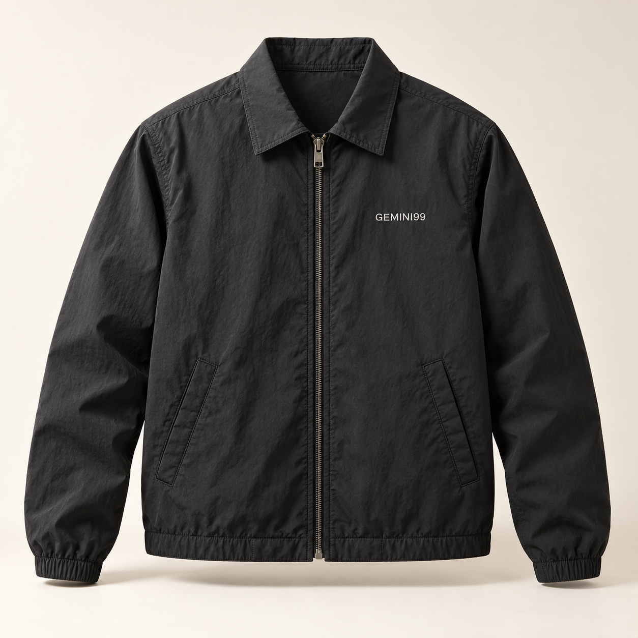 GEMINI99 Jaket Zip Charcoal